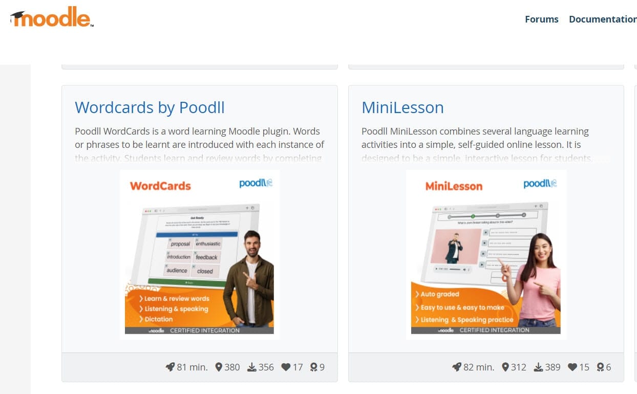 wtyczki moodle